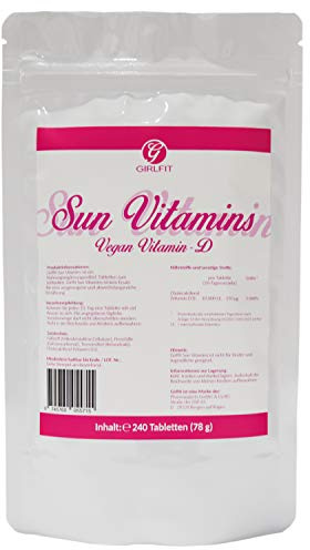 Vitamin D3-10.000 IE - 240 Tabs - Hochdosiert - 10 Tagesdosis - 1000 I.E. pro Tag (für Vegetarier und Veganer geeignet)