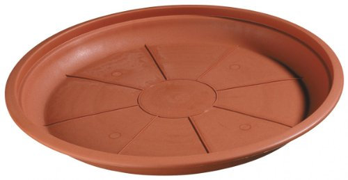 Geli Untersetzer Montana/Romana rund aus Kunststoff Terracotta, Farbe:Terracotta, Durchmesser:50 cm