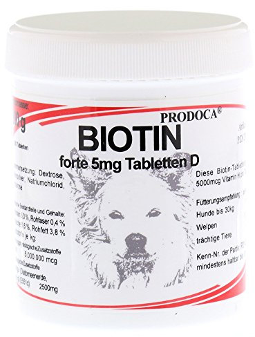Biotin Forte 5 mg D Tabletten veterinär