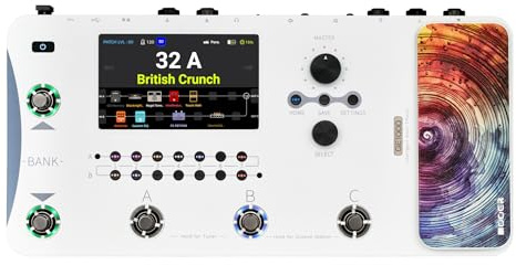 Mooer GE1000 - Amp Modeling & Multi Effects, with Battery - White