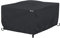Classic Accessories Abdeckung für viereckige Feuerschalen, reißfestes Material, mit Belüftungsöffnungen, Schutz vor Schmutz, Wind, Wasser, Regen & Sonne, Schwarz (107cm Seitenlänge, LARGE)