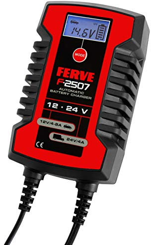 Ferve F-2507 Cargador Automático de Baterías de Plomo Ácido