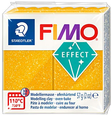 Staedtler Fimo Effect 8020-112 Argilla 56g - Oro Glitter