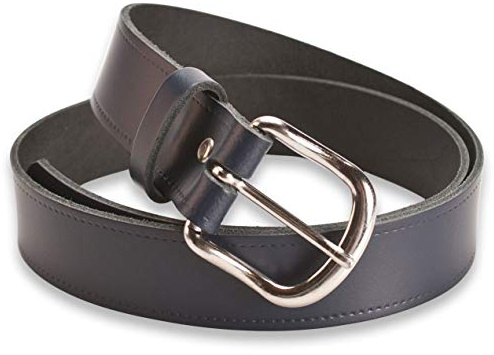 Hawkdale Leather Belt Men 1.25 Inch - Black, Brown Suit Trouser - Made In The UK # 804-400