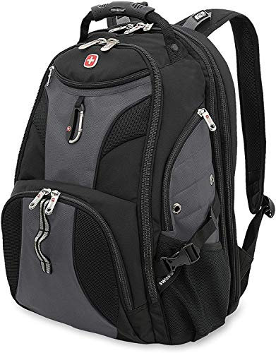 Swiss Gear 1900 Scansmart TSA Sac à Dos pour Ordinateur Portable 17, Gris/Noir, 19-inch Mixte