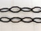 1,0 Meter HSI Nr. 162041 Zierkette vierkant Eisen brüniert 31 x 2,3 mm; Kette Zierkette