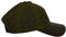 WALKER AND HAWKES Unisex Baseball-Kappe aus gewachster Baumwolle - Schirm aus Leder - Einheitsgröße Khaki
