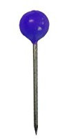ALCO-Albert 815 - Landkartennadel, blau, 8mm, Dose á 20 Stück