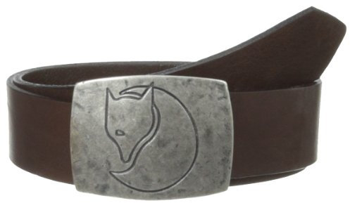 Fjällräven Herren Gürtel Murena Silver, Leder Braun, L, 77032-250
