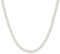 Valero Pearls Damen Perlenhalskette Hochwertige Süßwasser-Zuchtperlen 7-8 mm Rund weiß 925 Sterling Silber - Perlenkette Halskette mit echten Perlen