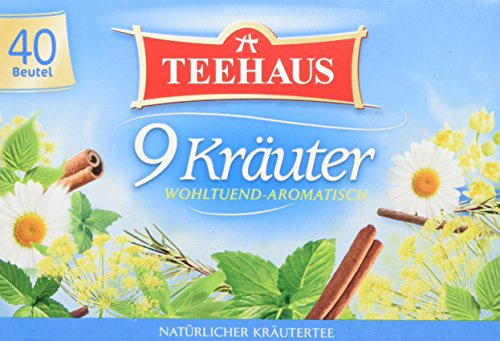 Teehaus 9 Kräuter (Teebeutel), 3er Pack (3 x 60 g)
