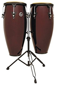 Latin Percussion LP647NY-DW City Series Congaset Dark Wood