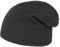 Lipodo Slouch Beanie XXL 30 cm Jerseymütze Oversizemütze Beany Pull-On Baumwollmütze Indoormütze Mütze für Damen und Herren Bini Haube Baumwollmütze Winter Sommer Indoor schwarz One Size