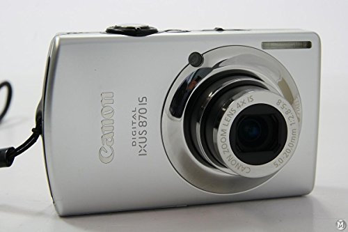Canon Digital Ixus 870 Is - Fotocamera Digitale - Compatta - 10.0 Mpix - Zoom Ottico: 4 X - Memoria Supportata: Mmc, Sd, Scheda Di Memoria Sdhc, Mmcplus - Argento