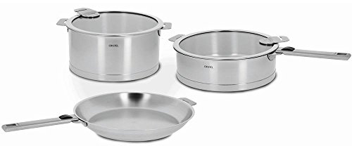 Cristel Strate Griff-Set 7 Piece silber