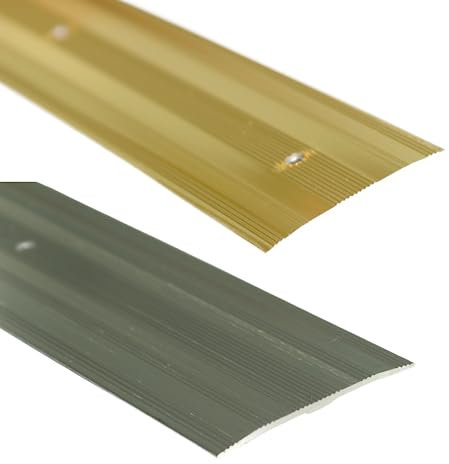 Extra Wide Coverstrip - 61mm - Metal Edging Carpet Door Bar - Silver