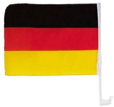 Autofahne,Fahne Deutschland, Deutschlandfahne für Autoscheibe ca.30x45cm