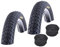 KENDA Set: 2 x Fahrrad BMX Reifen K907 Krackpot SCHWARZ 20x1.95 + 2 SCHLÄUCHE Autoventil
