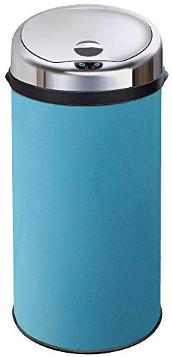 InMotion 42L Blue Stainless Steel Auto Sensor Kitchen Waste Dust Bin