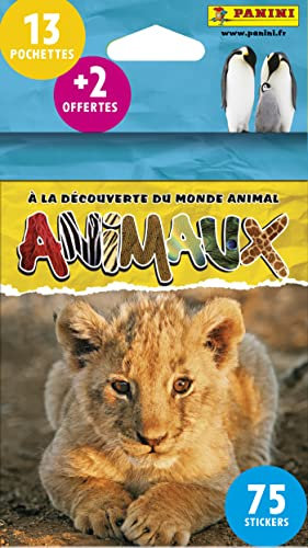 PANINI ANIMAUX 2022 Blister 13+2 pochettes