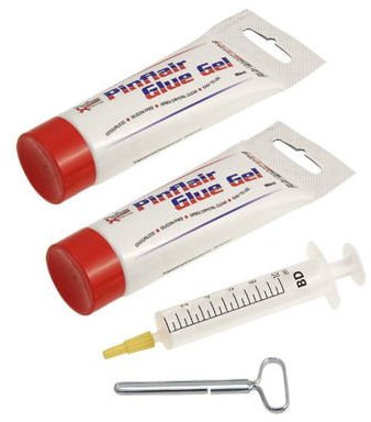 Pinflair Glue Gel & Syringe Non Toxic 2 x 80ml Tubes for Decoupage etc