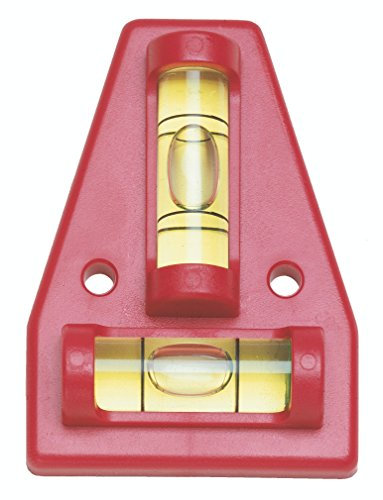 Hultafors 402004 K5 Right Angle Cross Spirit Level - Red, 60 mm