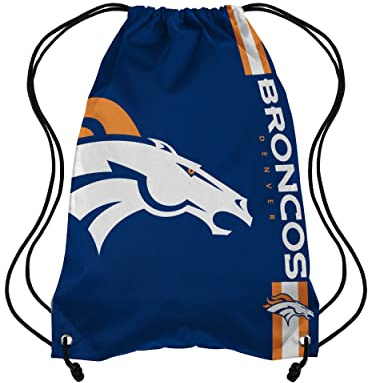 FOCO Denver Broncos NFL Big Logo Drawstring Backpack