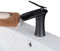 Beelee Contemporain Noir Mélangeur Bec cascade Mitigeur Robinet pour salle de bains，BL9009B