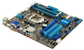 Asus P8Q77-M Motherboard (Socket LGA 1155 , 2x SATA-600, 4x SATA-300, Intel Q77 Express)