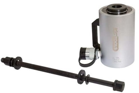 KS Tools 700.1786 Hydraulik-Hohlkolbenzylinder-Satz 20 t mit Spindel, 2-tlg.