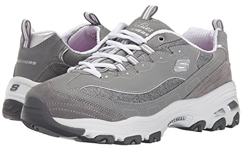 Skechers Women's D'lites Me Time Wide Fashion Sneaker, Blue Nvw, 4 UK Wide