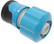 Cellfast 3/4 ENERGO™ raccord Rapide pour Tuyau d'arrosage, SAFETOUCH, Plastique PC/ABS, Trois Colliers de Serrage, 53-135