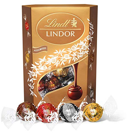 Lindt Lindor Assorted Chocolate Cornet 337 g (Pack of 2)