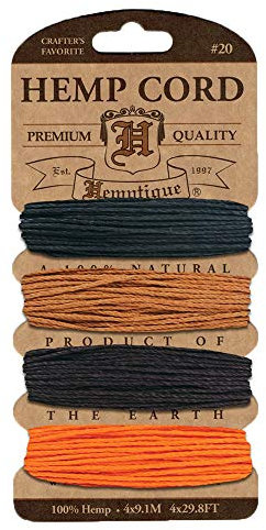 Hemptique Hanfschnur Karte 20, Animal den, 9 kg