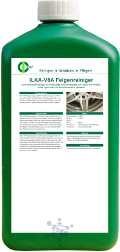ILKA® - V8A Felgenreiniger alkalisch | 30L | zur Felgenpflege für lackierte Stahl- und Alufelgen - Stark-Reiniger für extreme Verschmutzungen | kurze Einwirkzeit