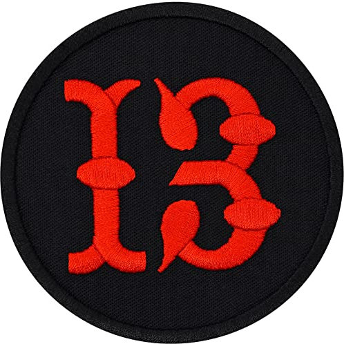Lucky 13 8 Ball Vintage Motorcycle Biker Motorrad Jacke Aufnäher Patch Abzeichen