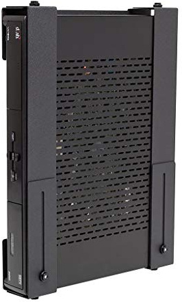 HIDEit Mounts Uni-LS Mount - US Patent, American Company - Steel Adjustable Large and Slim Wall Mount - Hide Your Cable Box, Satellite Receiver Bracket, Mount for DVRs, Security NVRs and More