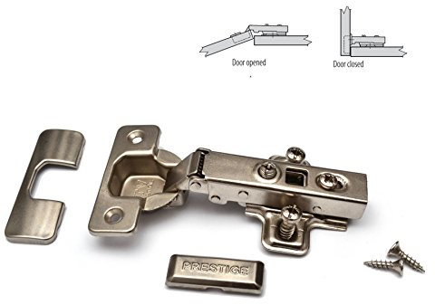 10 x GTV Soft Close 35mm Kitchen Cabinet Door Hinge Plate & Screws