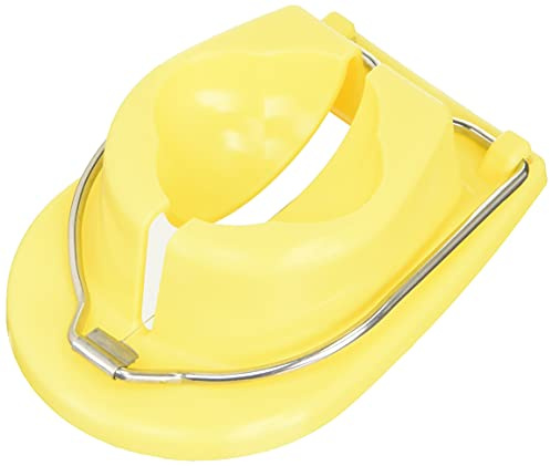 Oizumi Gosei Egg Half-Banko, Yellow, Width 3.3 x Length 4.7 x Height 1.5 inches (85 x 120 x 38 mm)