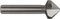 HSS-E Co5 Kegel- und Entgratsenker 90°, DIN 335 C mit 3 Schneiden, mit Zylinderschaft: Kopf Ø 10,4 mm/Schaft Ø 6 mm / 74BF M5fein