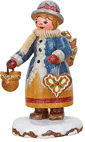 Hubrig Volkskunst Winterkinder Pfefferküchlerin - 7 cm