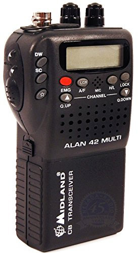 MIDLAND ALAN 42 MULTI HANDHELD CB TRANSCEIVER RADIO WITH ALL ACCESSORIES ! by Midland