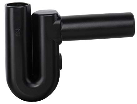 3P Technik Filtersysteme Überlaufsiphon DN 100 ohne Nagetiersperre für Zisternen oder Regenwassertanks mit Skimmereffekt und Geruchsverschluss, Schwarz, Rund, Polyethylen