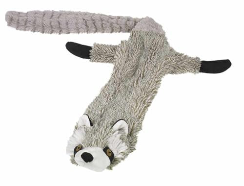 Nobby Plüsch Waschbär für Hunde, flach, 91 cm, 1 Stück