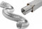 125 mm x 1.5m Semi-Rigid Flexible Aluminium Flue Ducting