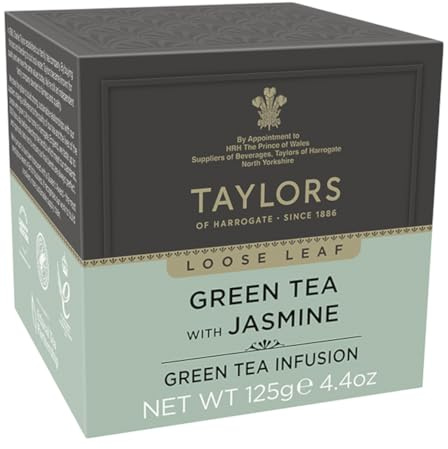 Taylors of Harrogate Green Jasmine Leaf Tea - 2 x 125 Gram