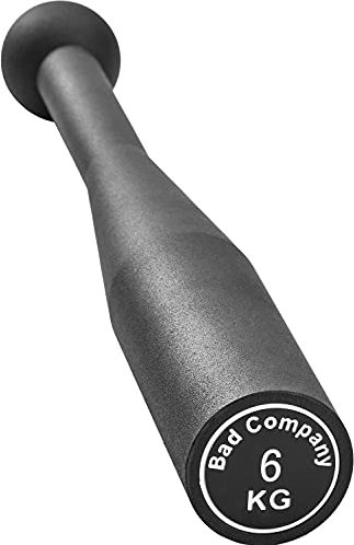 Profesional original Indian Club Bell/Maza 6 kg negro (pieza)