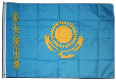 XXL Flagge Fahne Kasachstan 150 x 250 cm