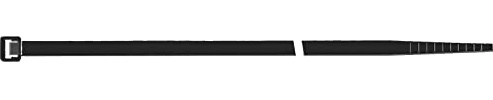 Sapi Kabelbinder SELFIT-Serie (4,5x360mm, Schwarz, 100 Stück) 491113