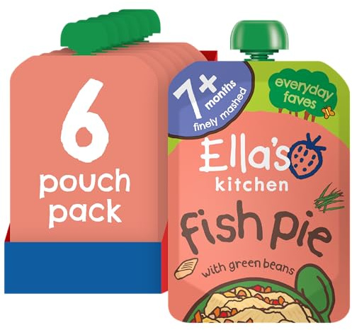 Ella's Kitchen Squashed Squishy Fishy Cakes 130 g (Pack of 6)